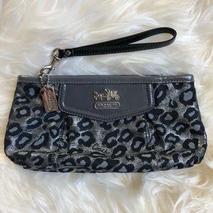 Coach Leopard Wristlet